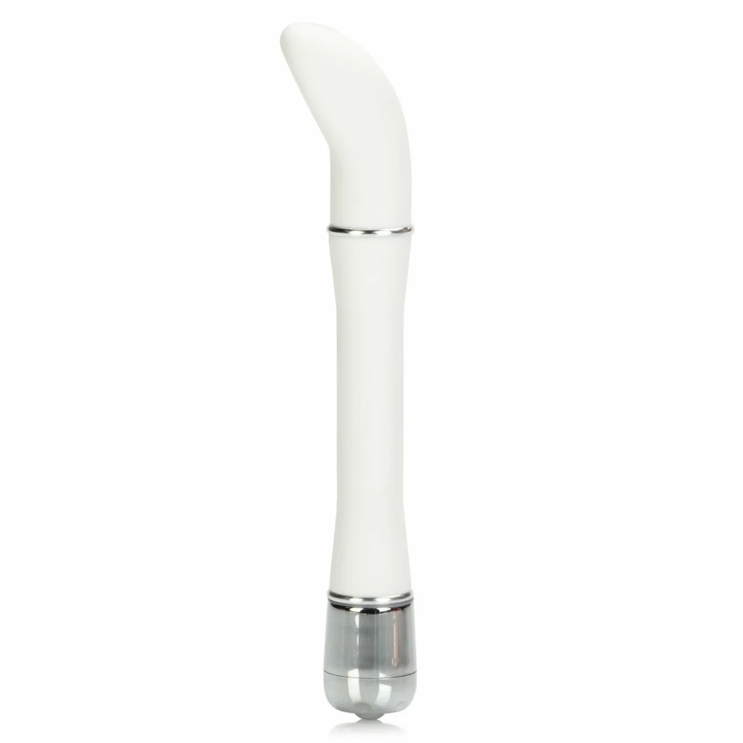 CalExotics Lulu Satin Scoop - kompaktowy masażer z zakrzywioną końcowką, 5 cali