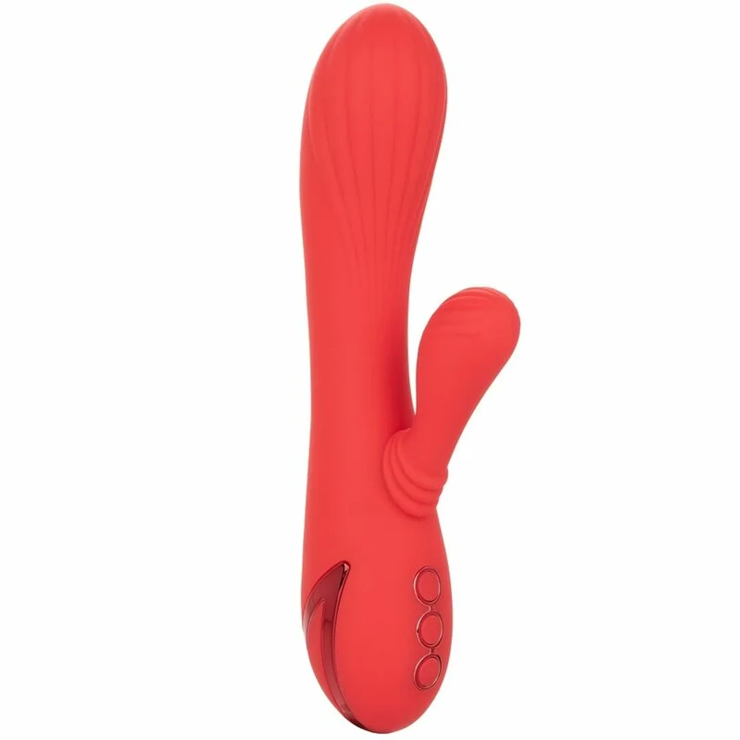 CalExotics Palisades Passion Red - Masażer podgrzewany, silikon, 11,5 cm