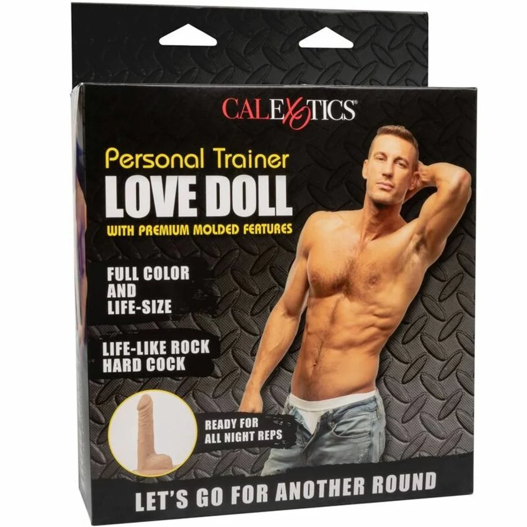 CalExotics Personal Trainer Doll - nadmuchiwana postać, 14 cm, PVC