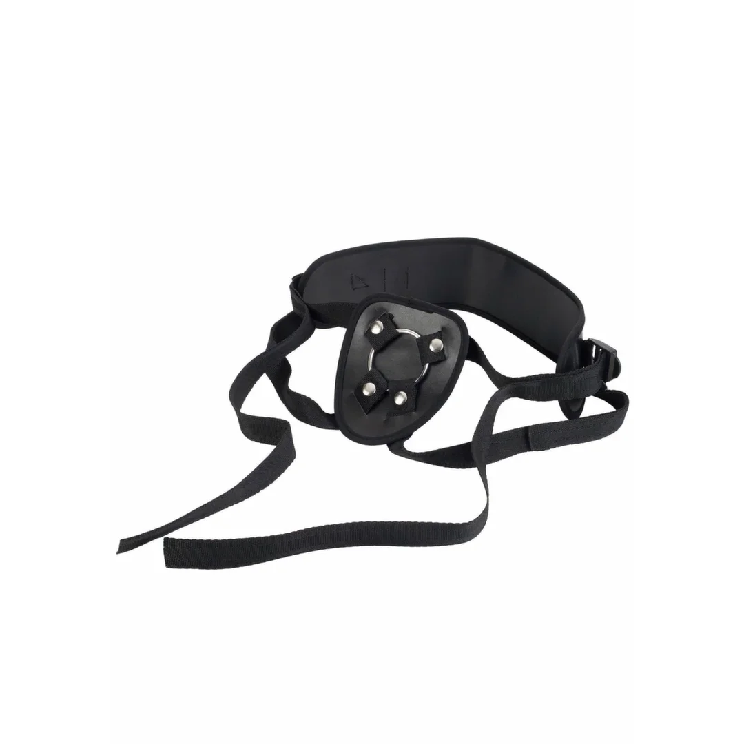 CalExotics Power Support Harness - regulowany pas intymny z uniwersalnym pierścieniem