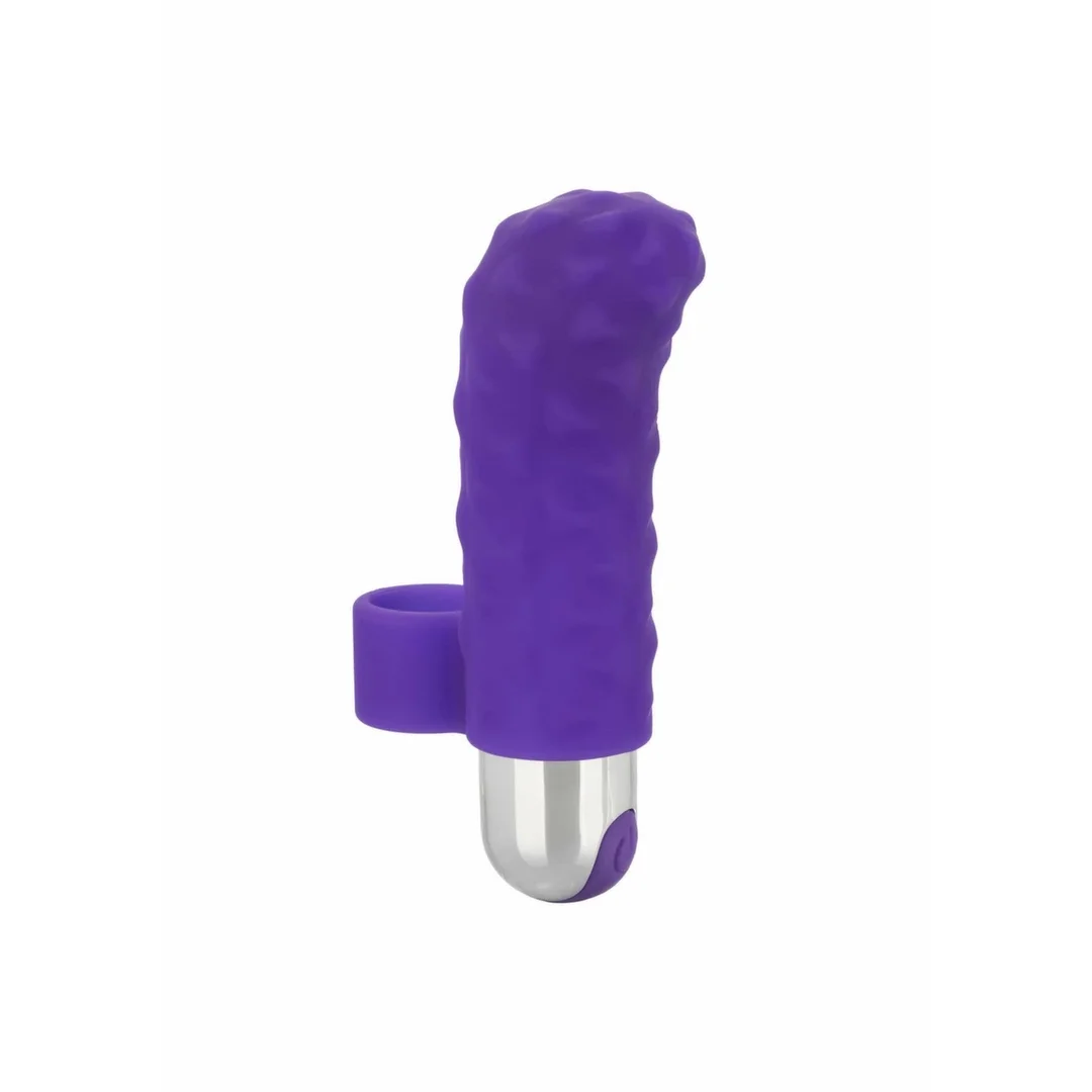 CalExotics Rechargeable Finger Teaser silikonowy masażer palcowy USB 10 trybow