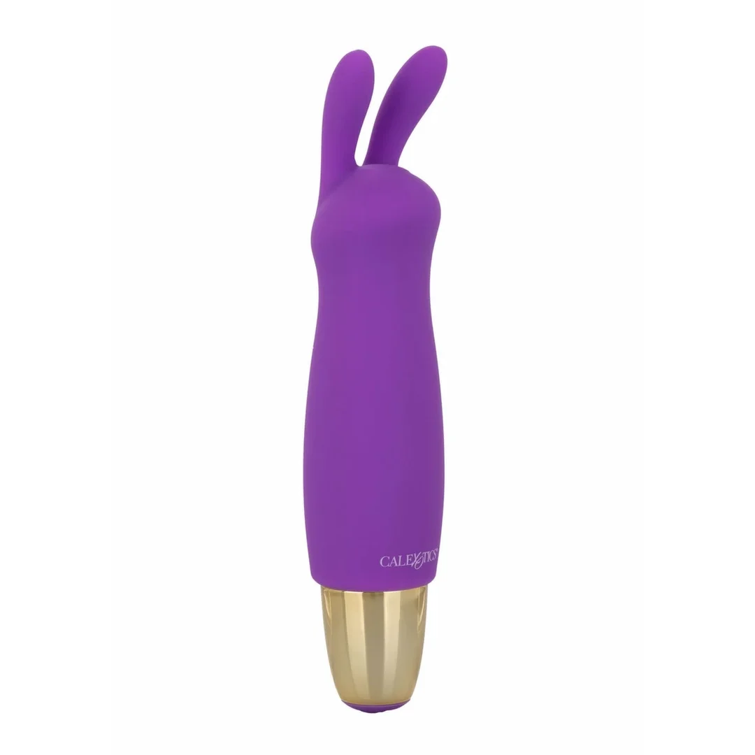 CalExotics Slay Buzz Me mini masażer z uszkami silikonowy fioletowy