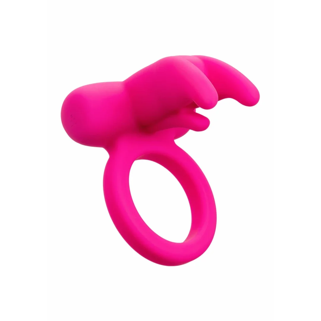 CalExotics Triple Clit Flicker Recharge silikonowy pierścień wibracyjny USB