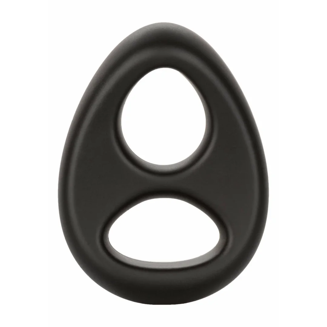 CalExotics Ultra Soft Dual Ring silikonowy podwojny pierścień elastyczny