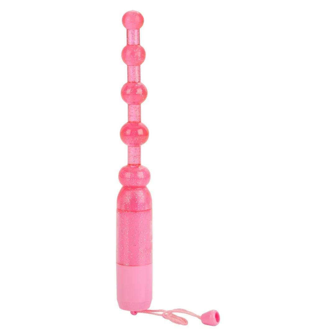 CalExotics Vibrating Pleasure Beads koraliki wibrujące wodoodporne multi-speed