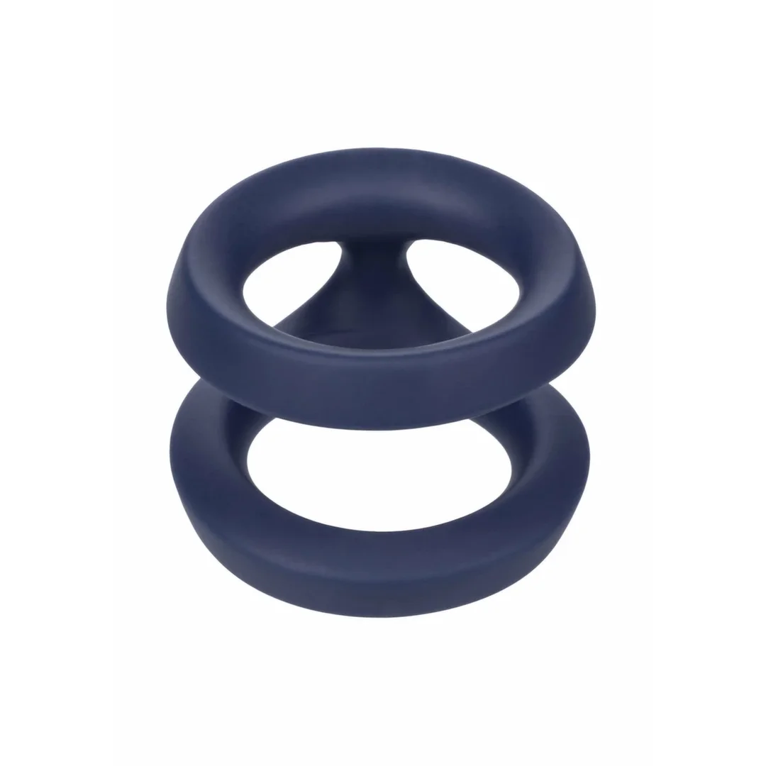 CalExotics Viceroy Dual Ring silikonowy podwojny pierścień intymny 3,25 cm