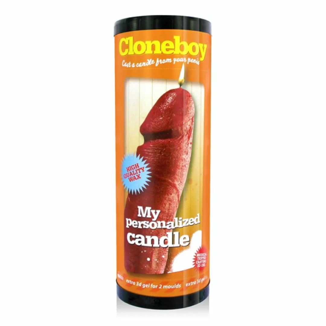 Cloneboy Candle Red - Zestaw do tworzenia świecy, czerwony, komplet