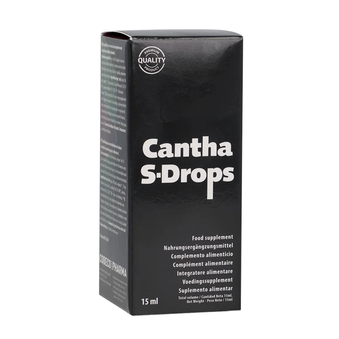 Cobeco Cantha S-Drops 15 ml - Krople z L-argininą i witaminą C