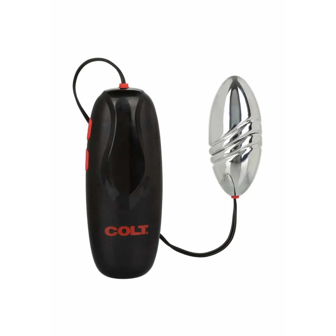COLT Turbo Bullet - Wibrujący pocisk USB, 10 trybow, srebrny