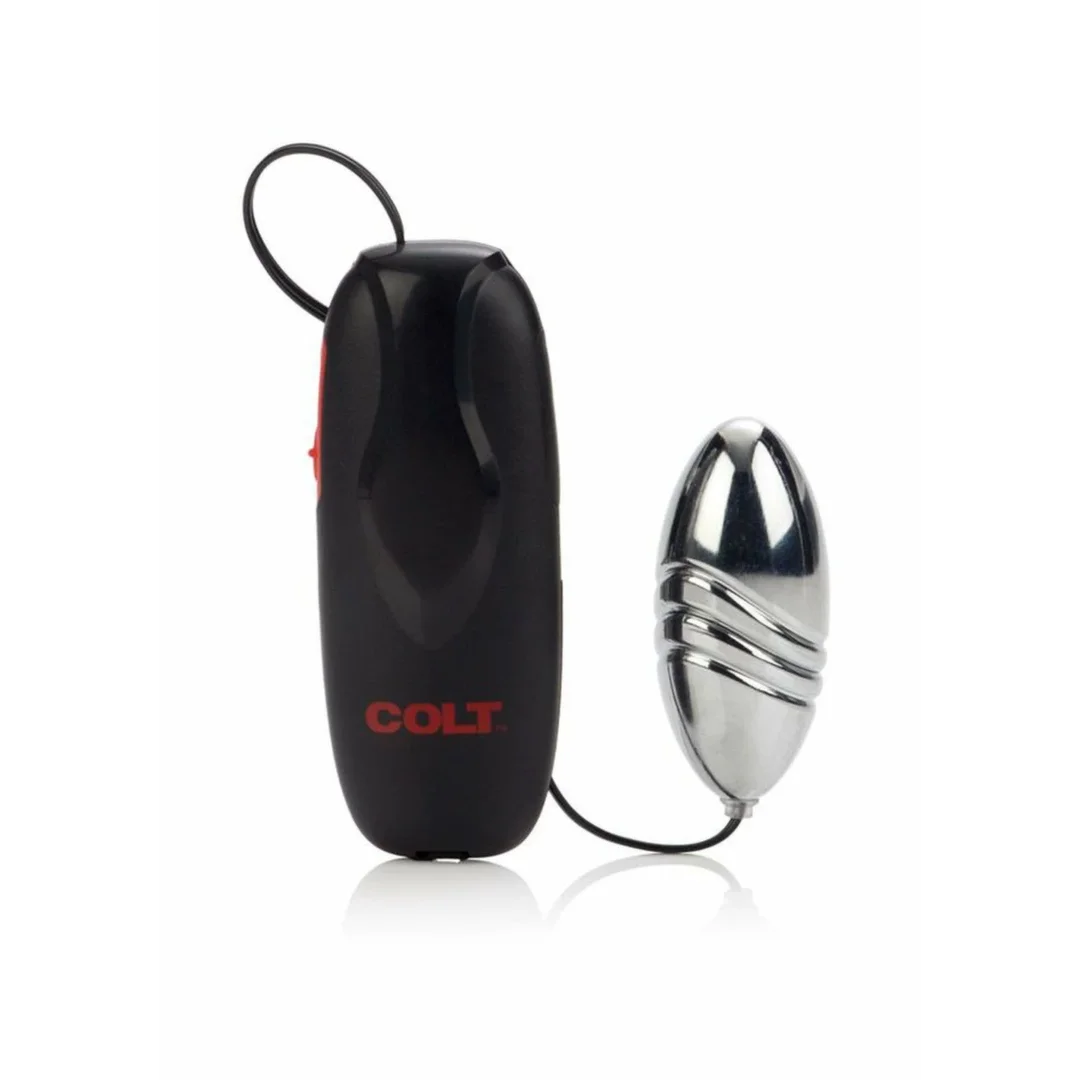 COLT Turbo Bullet - wibrujący system intymny, srebrny, duży rozmiar