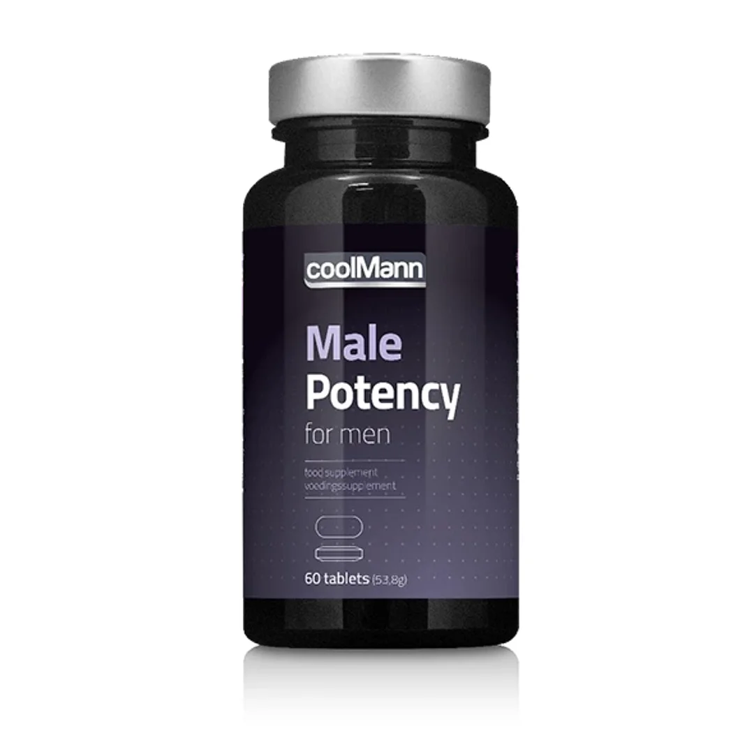 CoolMann Male Potency Tabs 60 szt. - Suplement roślinny dla mężczyzn