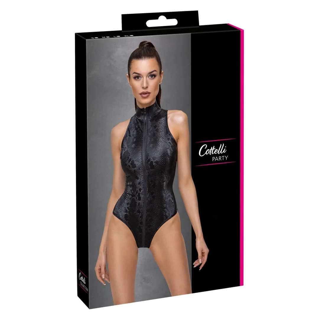 Cottelli PARTY Body matowa skora węża L elastyczny materiał