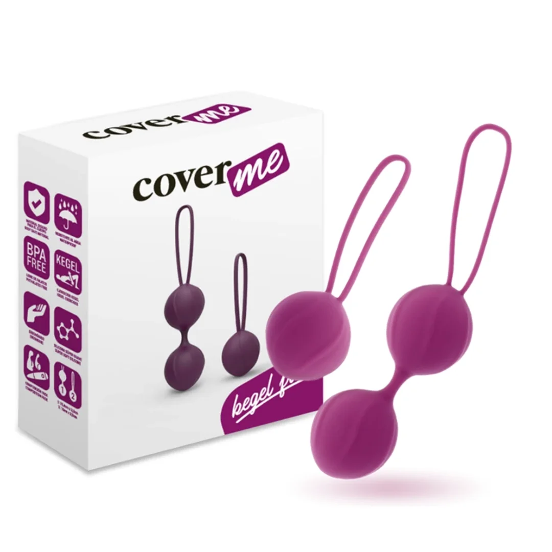 Coverme Kegel Fit - liliowy zestaw do ćwiczeń mięśni dna miednicy