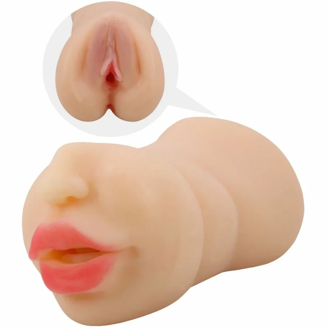 Crazy Bull Zoey Dual - Masturbator Anatomiczna maszynka intymna dwukanałowa TPR
