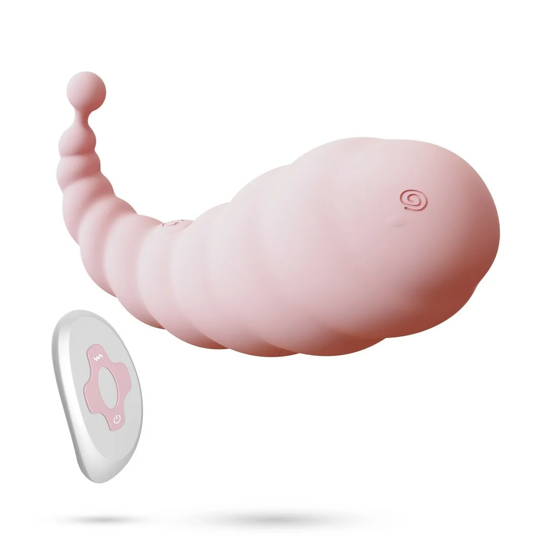 Crushious Cocoon Rożowy - Model Wibrujący z Pilotem Bezprzewodowym USB
