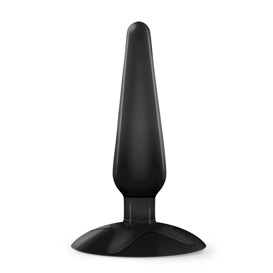 Crushious Jolly Black - anatomiczny korek z przyssawką, 9 cm