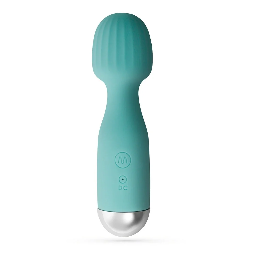 Crushious Wanderlust Mini Wand Masażer Miętowy 15 cm USB Wodoodporny