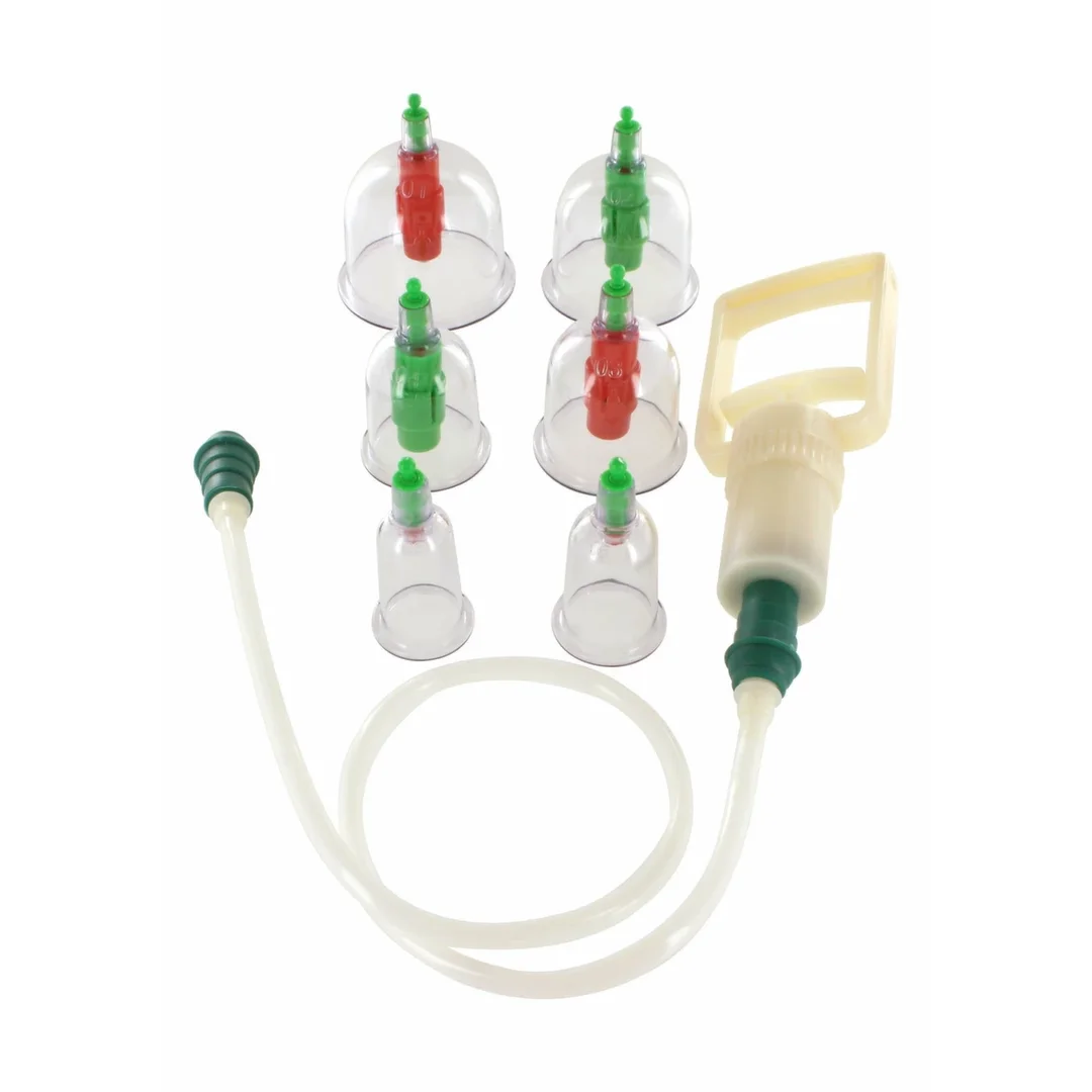Cupping Vacuum Cupset zestaw prożniowy do terapii bańkami 12 sztuk