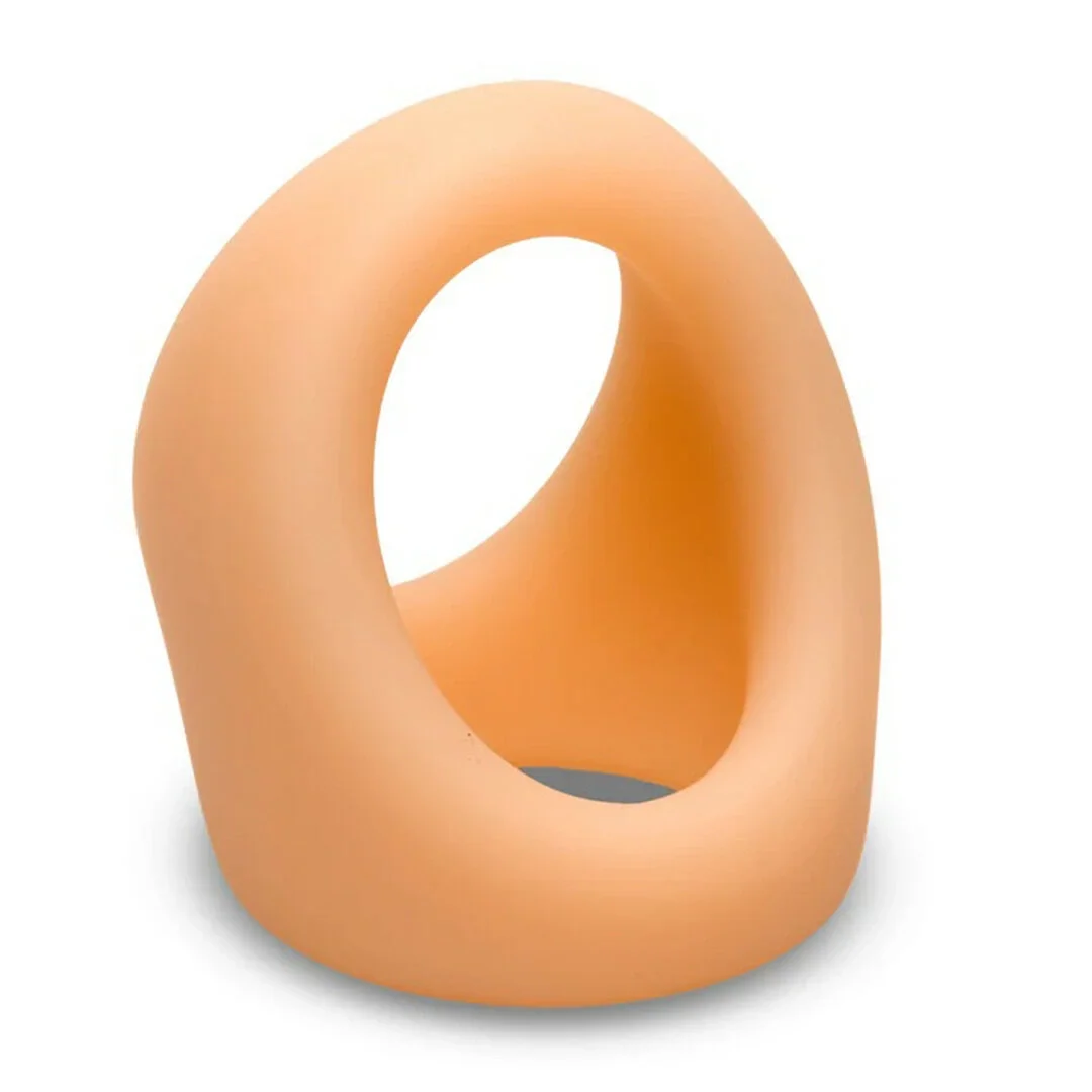 Curve Toys Pierścień Silikonowy C-Ring Light - Anatomiczny, Elastyczny, Beżowy