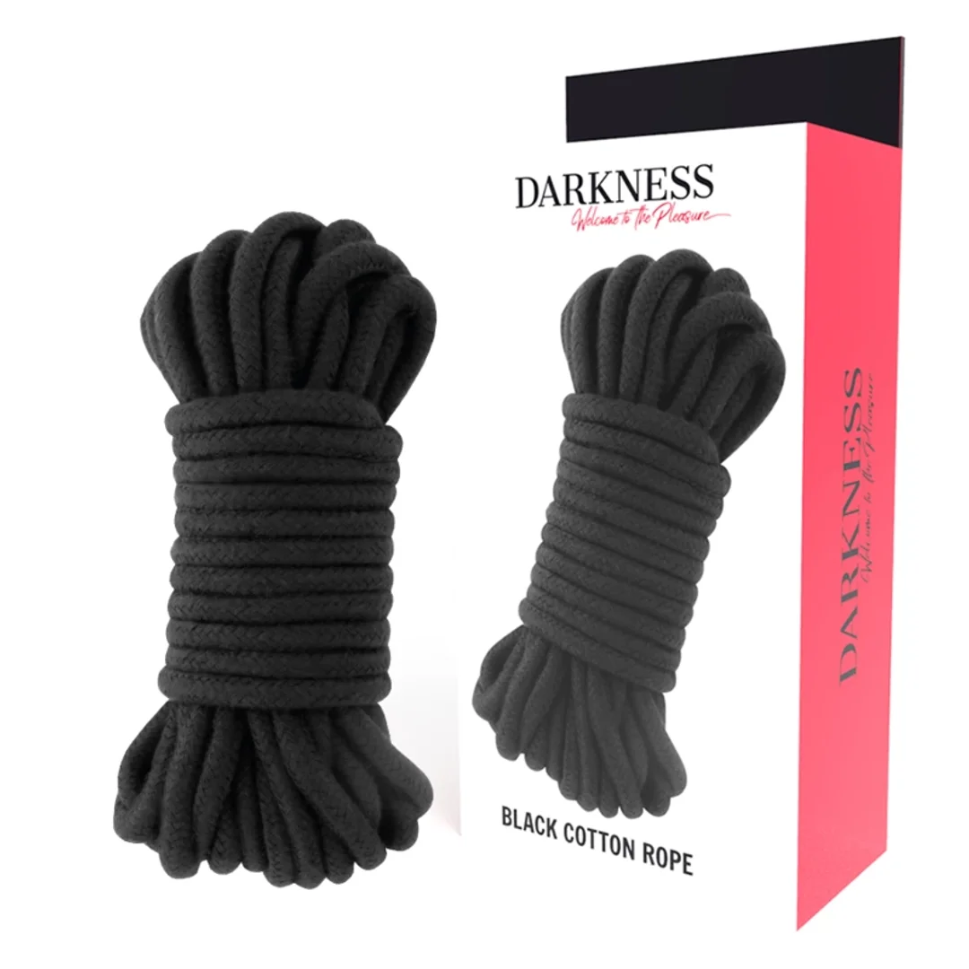 Darkness Lina Japońska 20 m Czarna - Bawełniana Linka Bondage