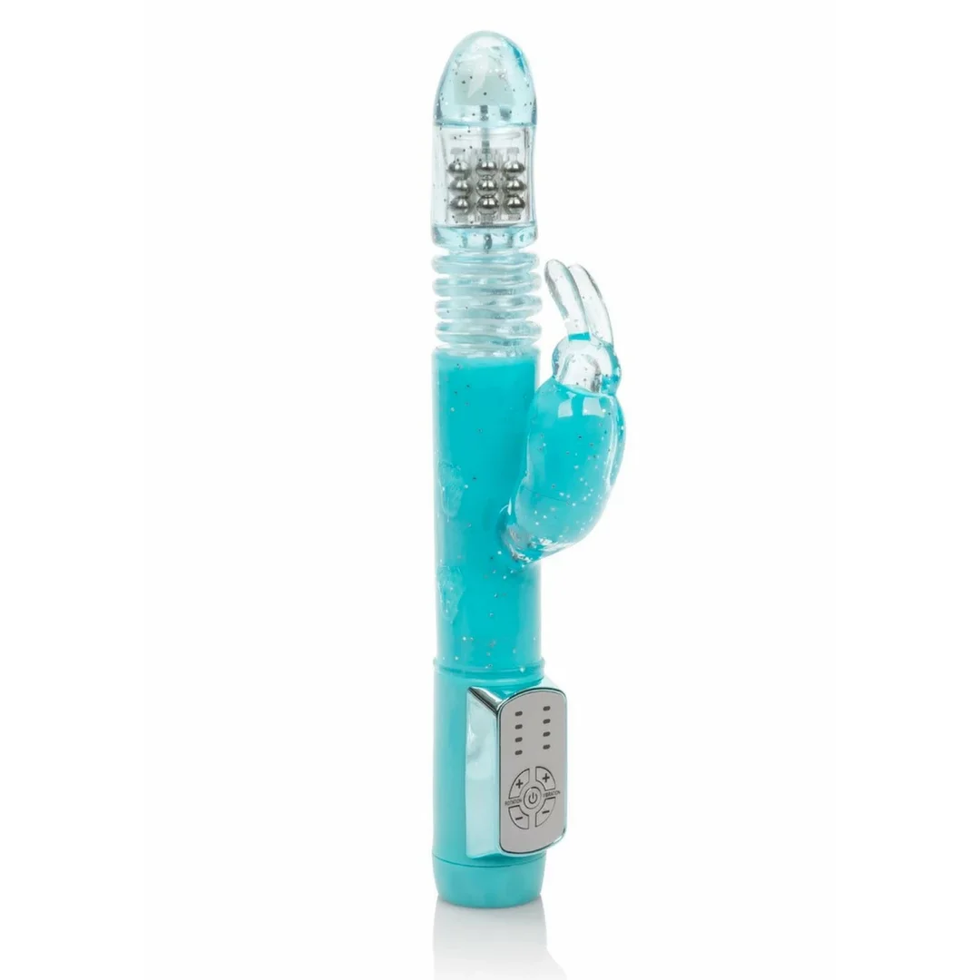 Dazzle Xtreme Thruster wielofunkcyjny masażer z LED, brokatowy, TPR