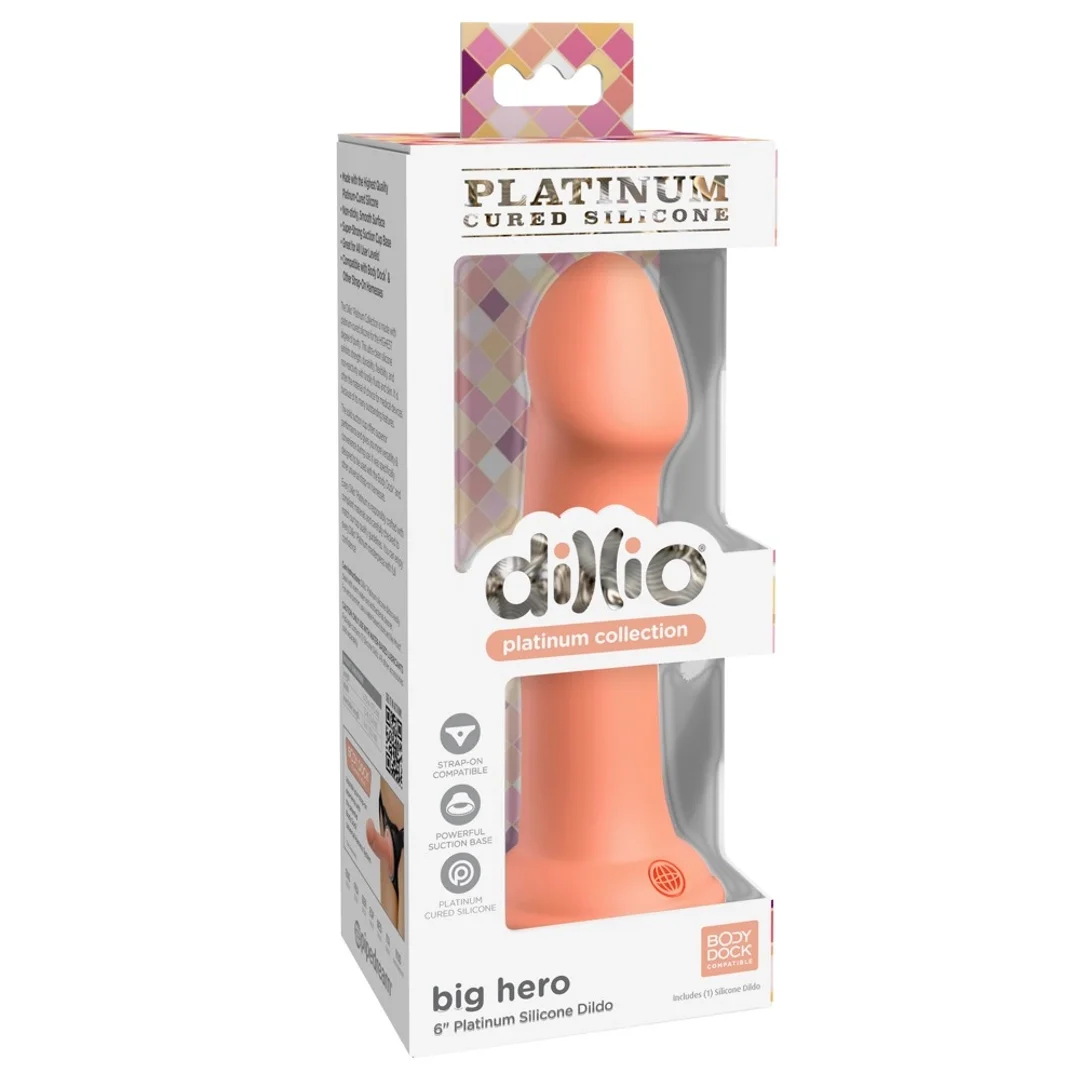 Dillio Platinum Big Hero 17,2 cm silikonowy model pomarańczowy