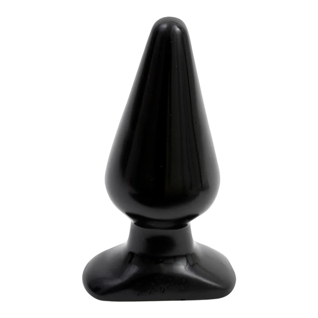 Doc Johnson Classic Plug Large Black - duży model, 14 cm, czarny