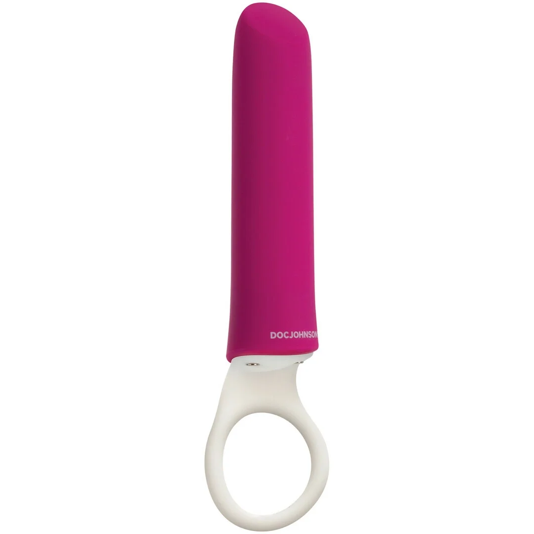 Doc Johnson iPlease Mini - wibrujący masażer w kształcie szminki USB