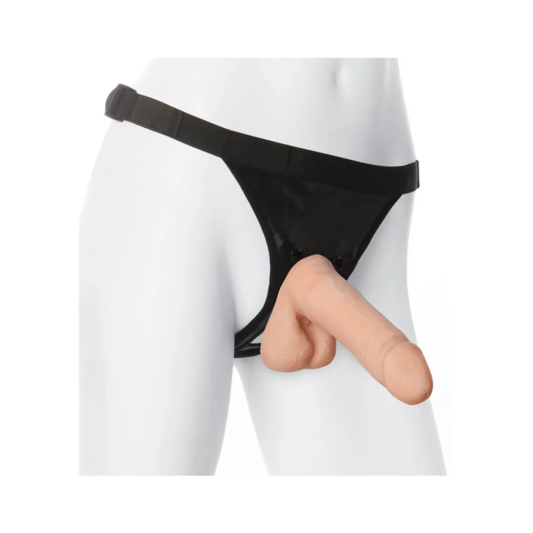 Doc Johnson Ultra Harness System z wymiennymi nakładkami 18 cm