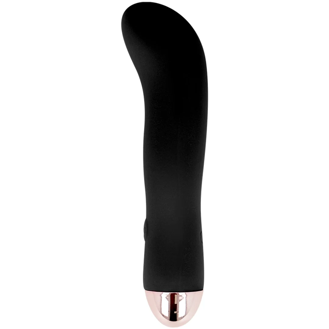 Dolce Vita Black Two - Wibrujący model silikonowy, ładowalny, 7 trybow