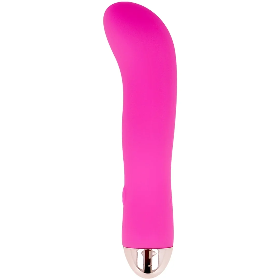 Dolce Vita Wibrator Akumulatorowy 7 Trybow Rożowy 13,2 cm USB