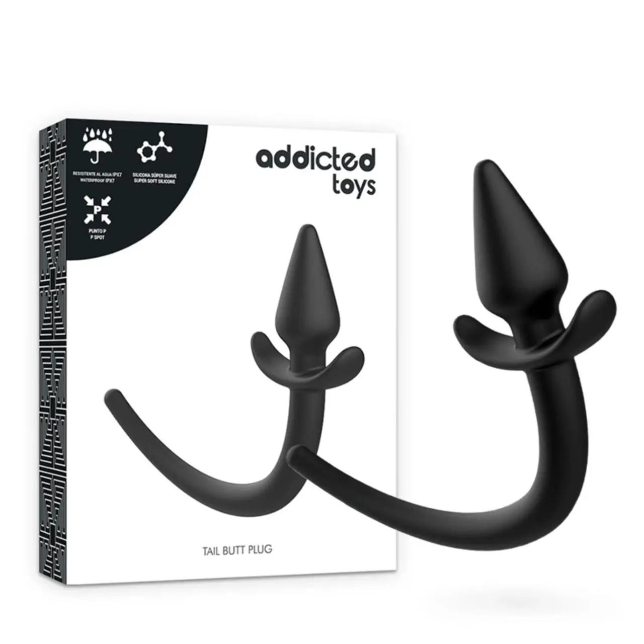 Addicted Toys Puppy Korek silikonowy z anatomiczną podstawą 7x3 cm