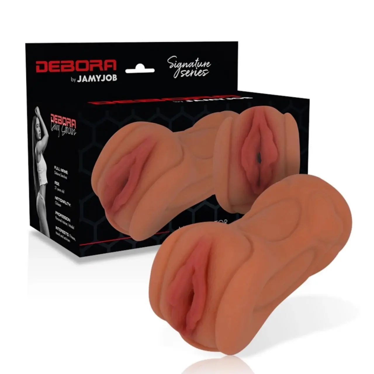 Jamyjob Signature Debora - model anatomiczny z miękkiego TPR, dyskretny rozmiar