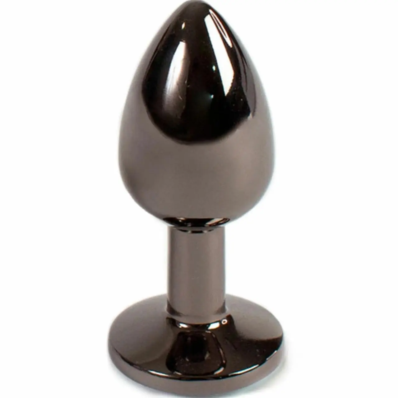 Secretplay Metalowy Korek Anatomiczny Mały 7cm Brązowy z Dekorem