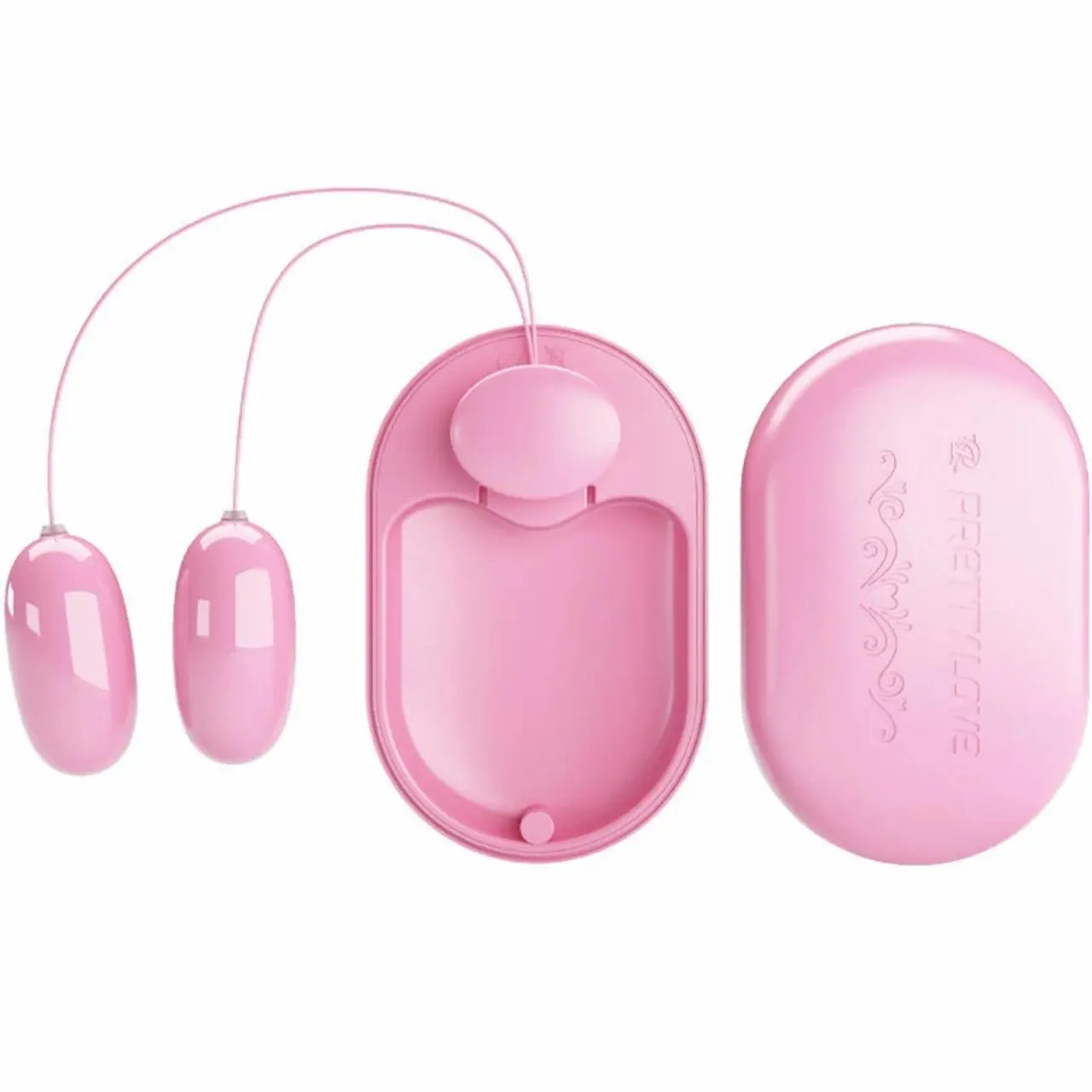Pretty Love Fun Box Pink - Kompaktowy model wibrujący, 12 trybow, USB