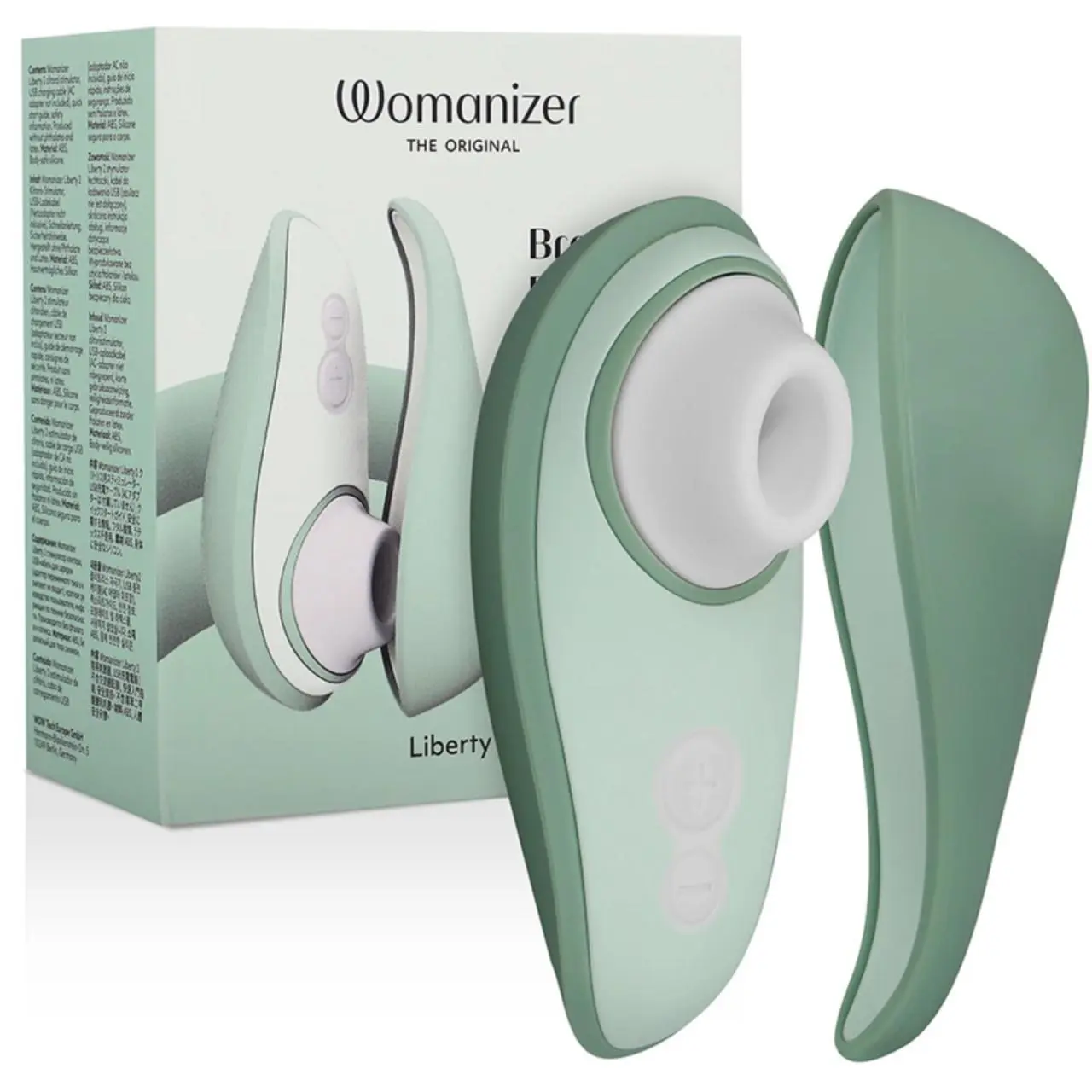 Womanizer Liberty 2 Jasnozielony - kompaktowy model z technologią fal powietrznych
