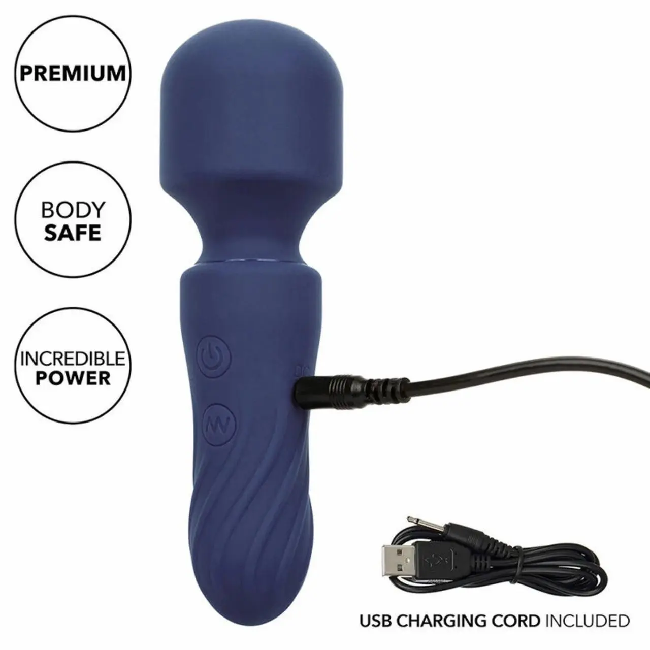 CalExotics Charisma Charm masażer 12 trybow fioletowy USB wodoodporny