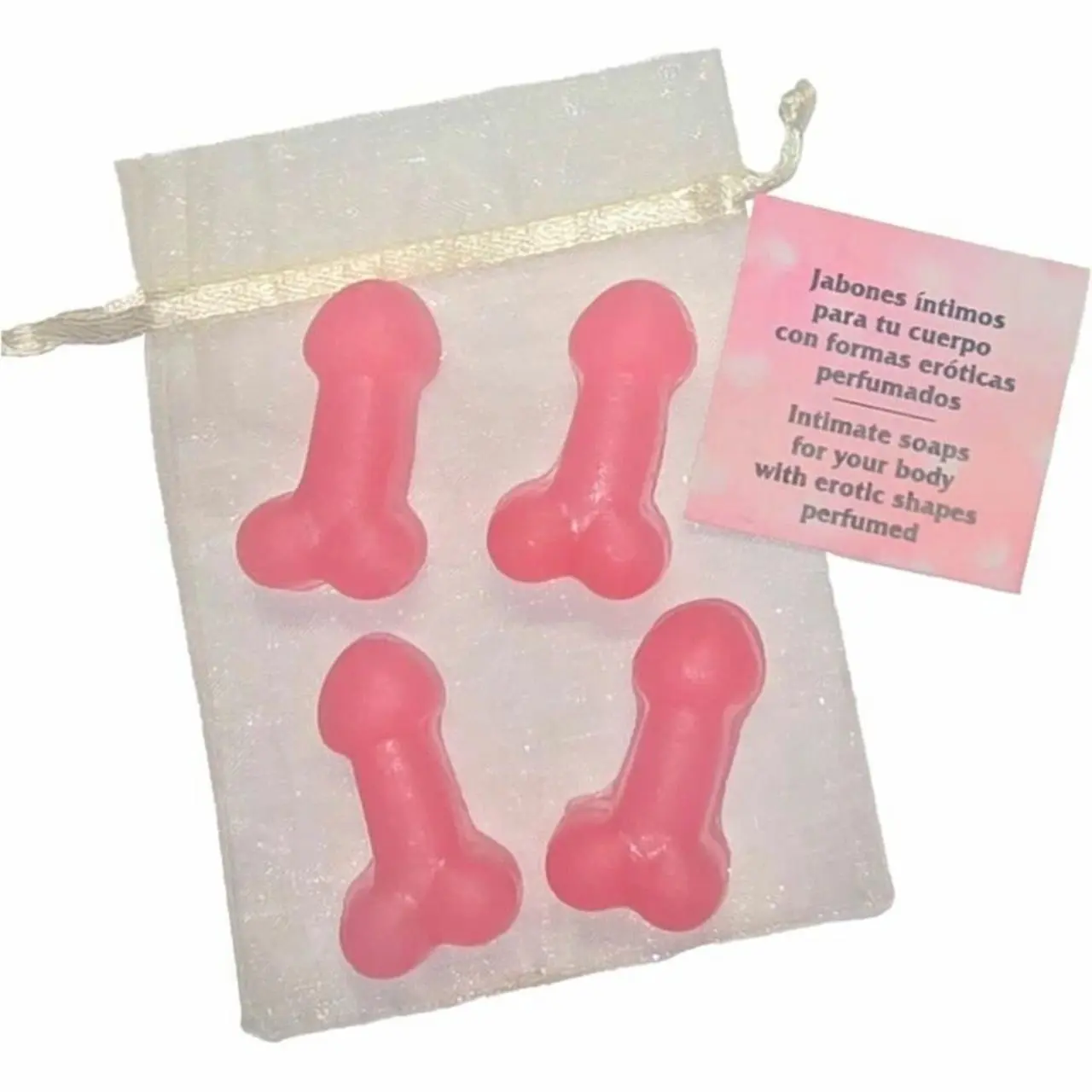 Diablo Picante zestaw 4 mini mydełek perfumowanych rożowych