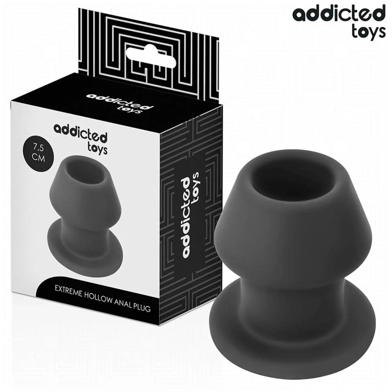 Addicted Toys Extreme Hollow korek anatomiczny rozmiar S 7,5 cm silikon