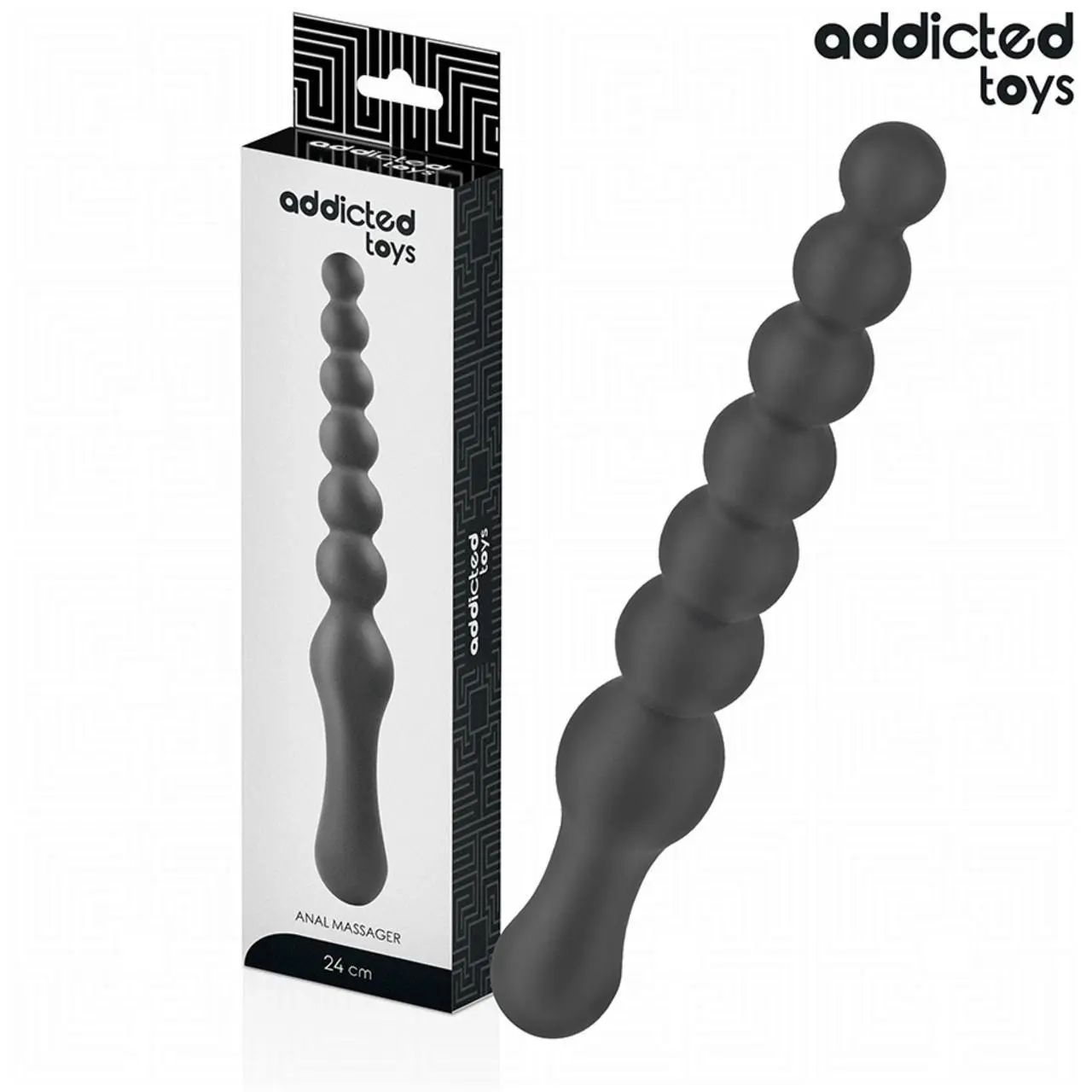 Addicted Toys masażer analny 24 cm z silikonu medycznego, progresywny