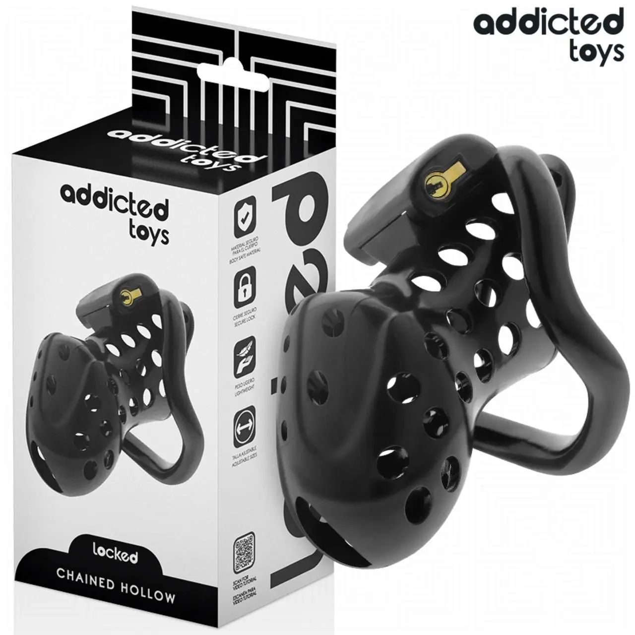Addicted Toys Locked system zabezpieczający z łańcuchem 10,5 cm