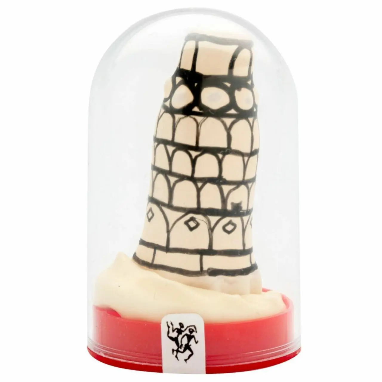 CONDOMERIE Wieża w Pizie - ręcznie malowana prezerwatywa artystyczna