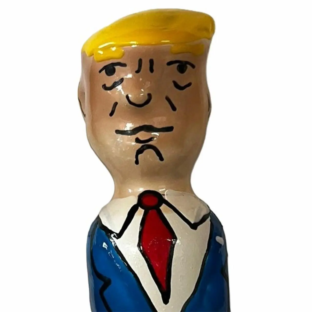 CONDOMERIE Grumpy Trump - Artystyczna Prezerwatywa Lateksowa, Ręcznie Malowana