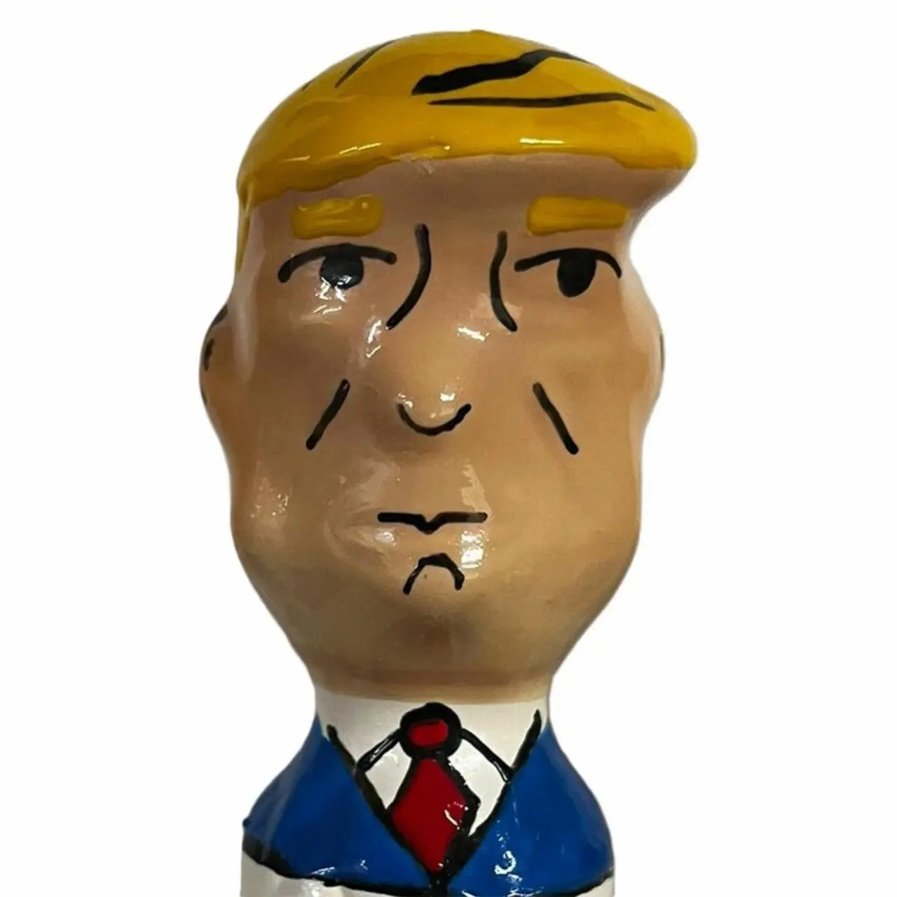 Condomerie Grumpy Trump XL - ręcznie malowana prezerwatywa artystyczna