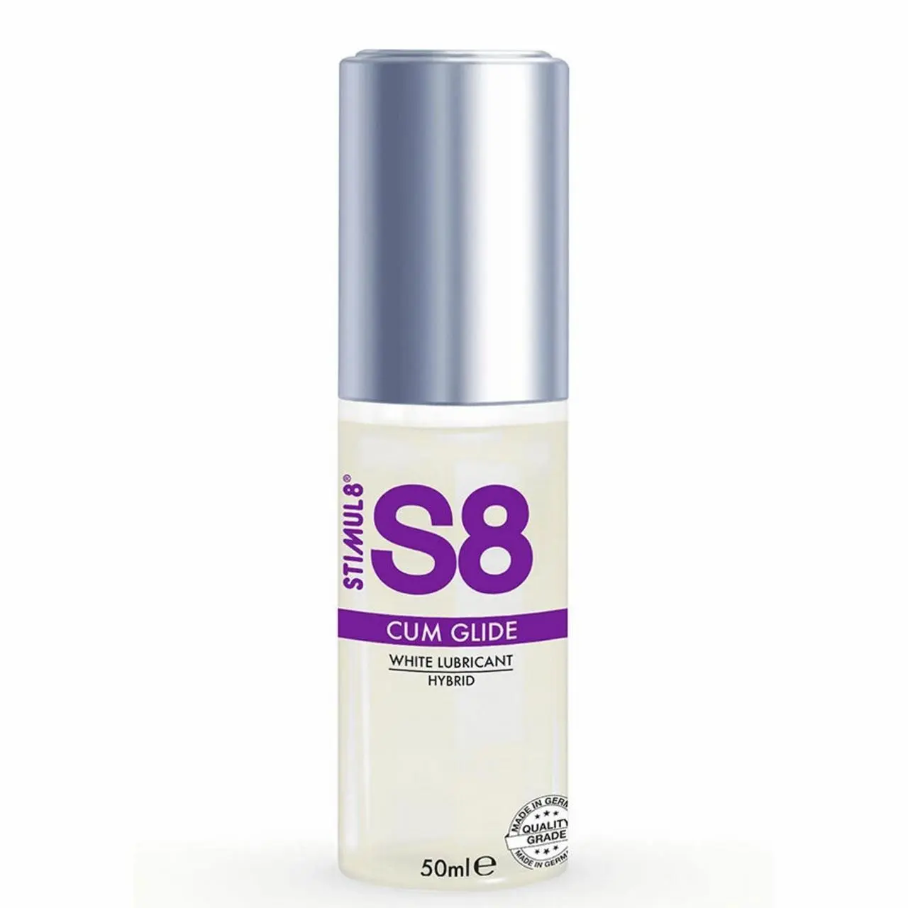 S8 Hybrid Cum Glide 50 ml - hybrydowy żel intymny, delikatny dla skory