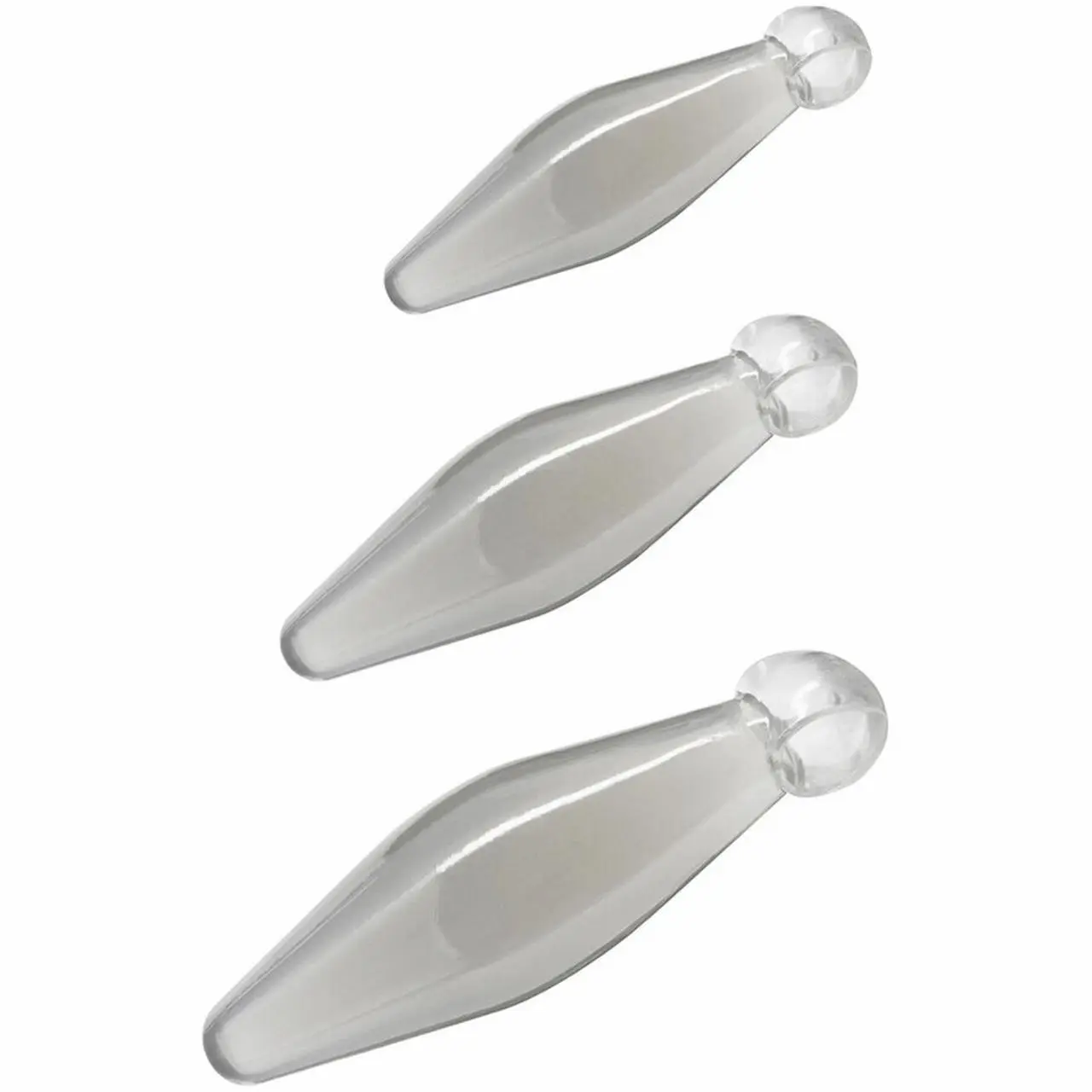 ToyJoy Finger Rimmer Zestaw 3 Rozmiarow Przeźroczysty - Anatomiczne Rozszerzacze