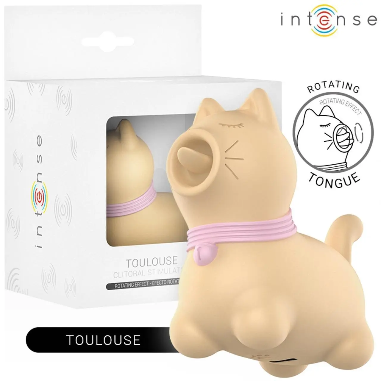 Intense Puppy Model obrotowy masażer punktowy żołty USB