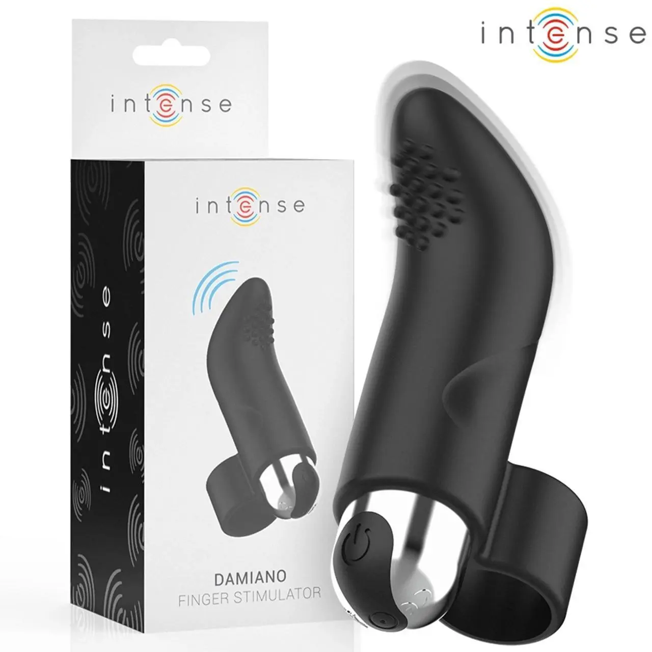 Intense Damiano naparstek wibrujący 7 trybow USB silikonowy