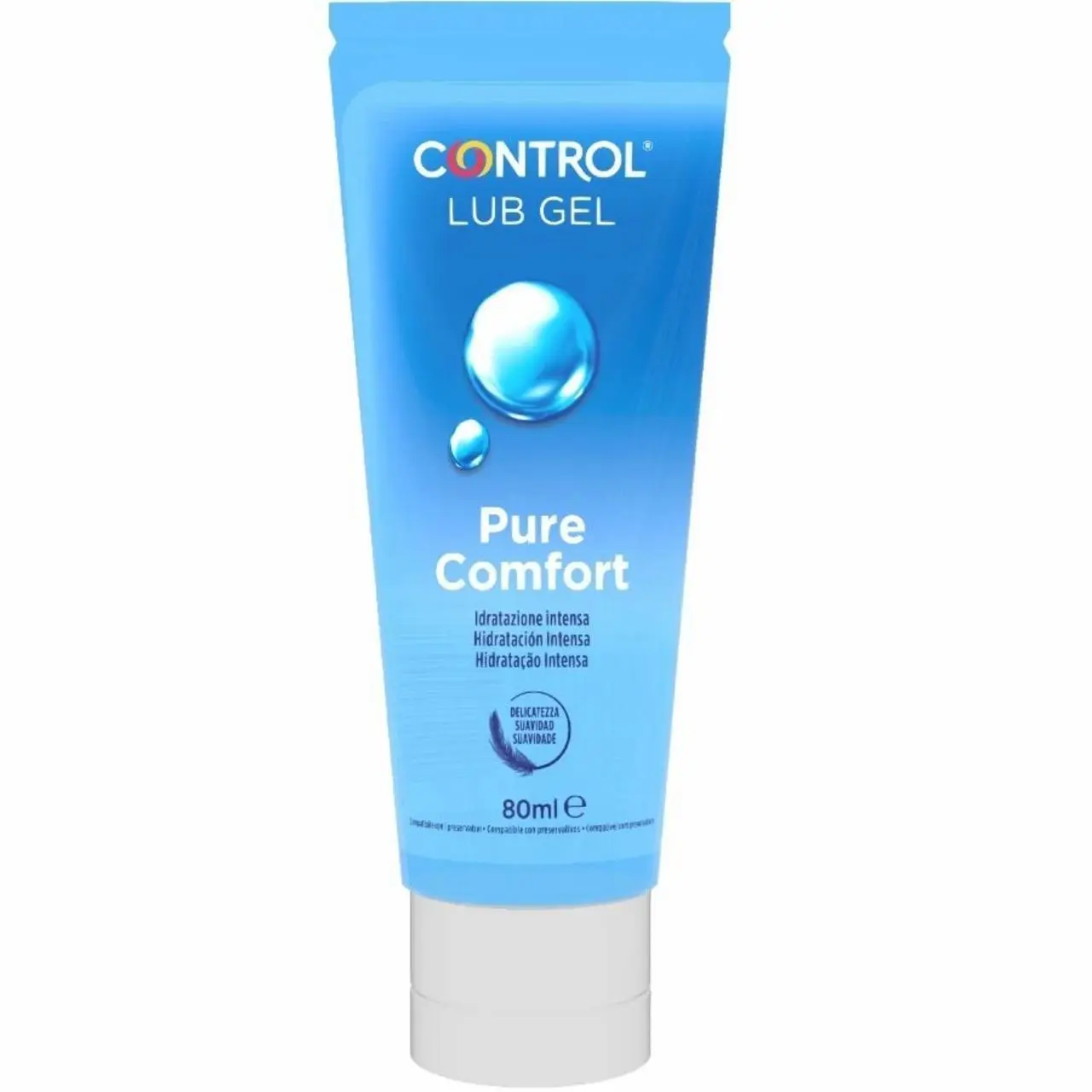 Control Pure Comfort żel intymny silnie nawilżający 80 ml wodny