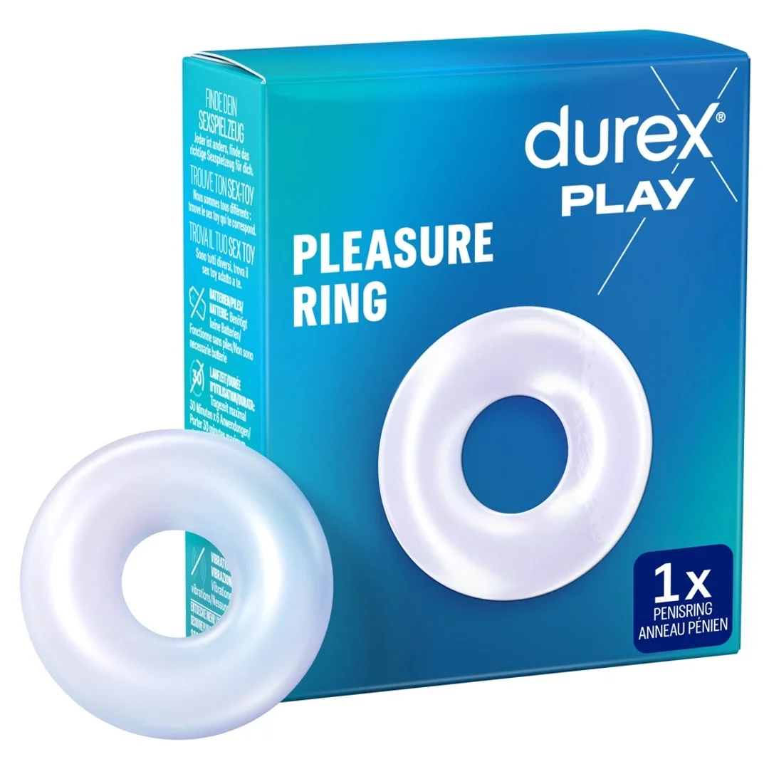 Durex Ring - Elastyczny silikonowy pierścień przezroczysty 1,6 cm